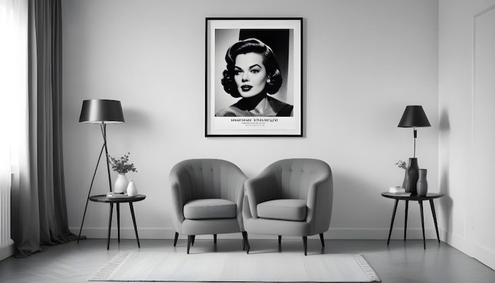 crno bela slika zene