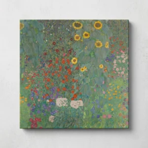 11. Farm garden with sunflowers - Gustav Klimt