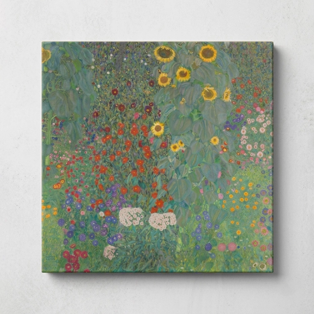 Farm Garden with Sunflowers – Gustav Klimt
