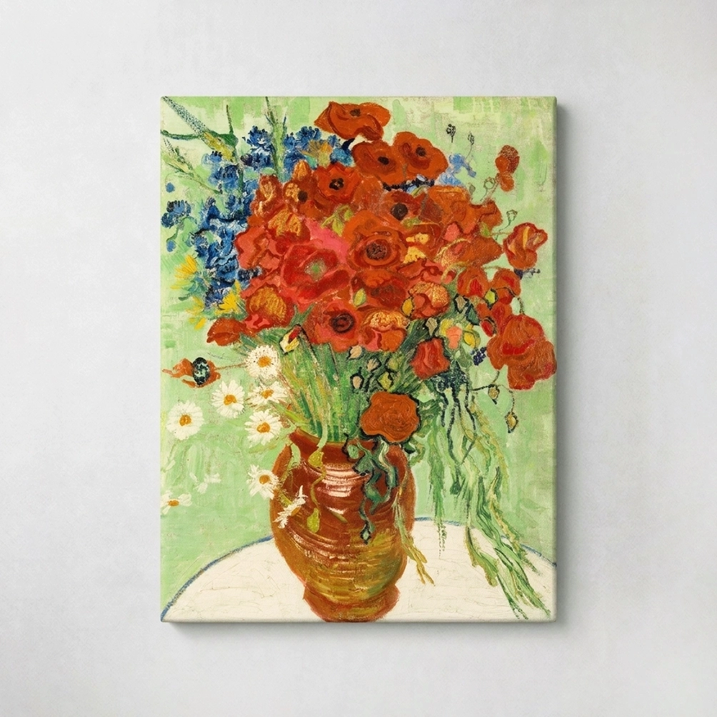 Still Life, Vase with Daisies and Poppies – Vincent van Gogh
