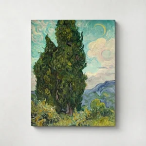 23. Cypresses - Vincent Van Gogh