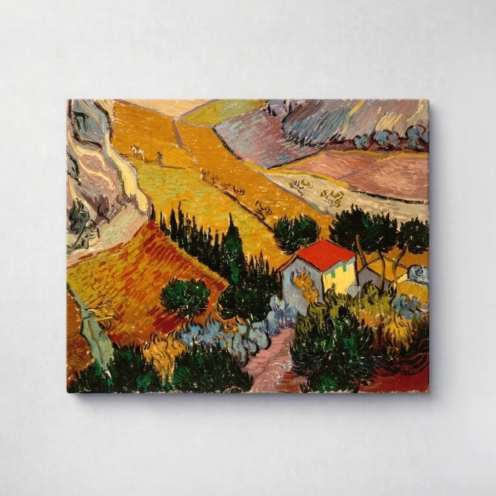 30. Landscape with house and Ploughman - Vincent Van Gogh 30. Landscape with house and Ploughman - Vincent Van Gogh