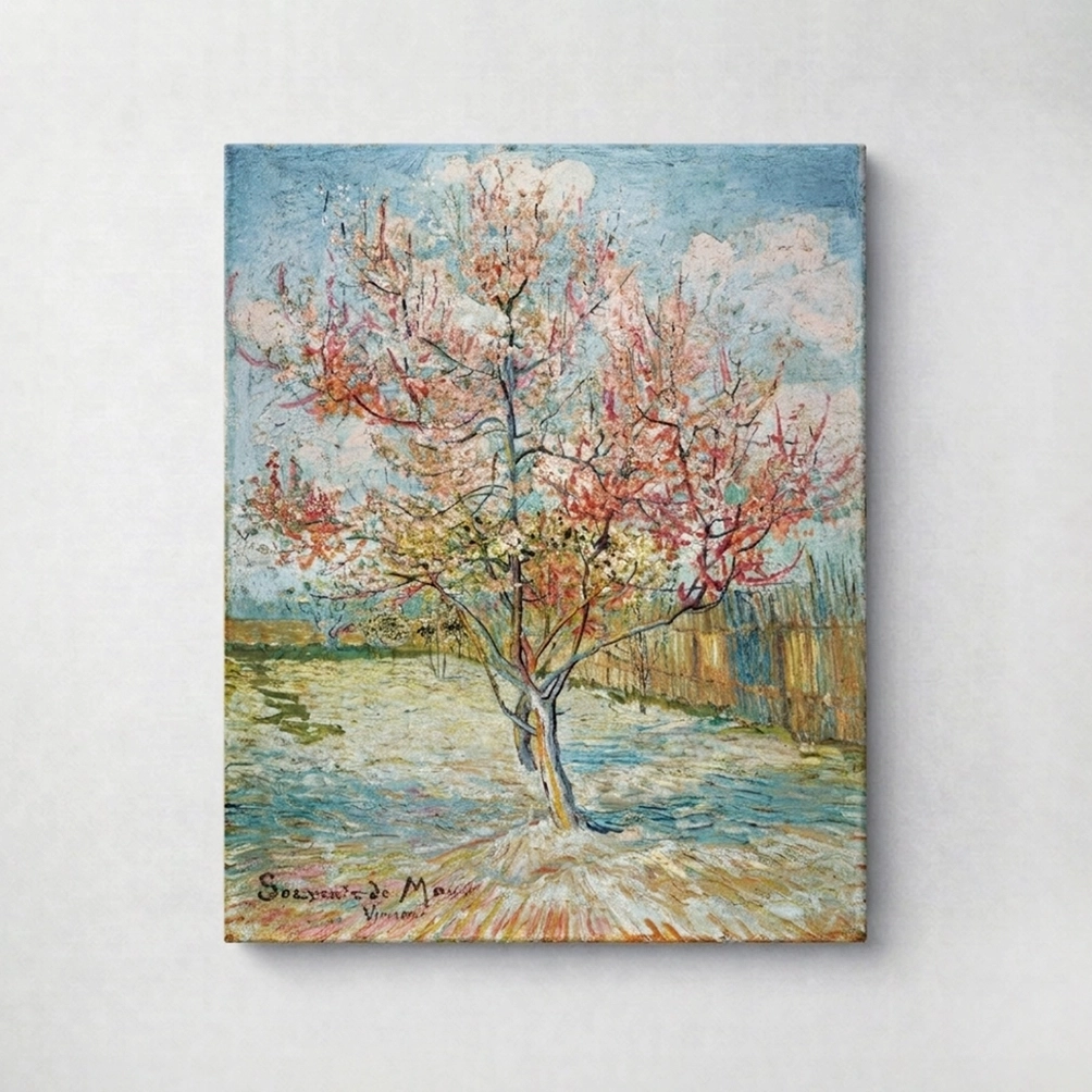 Pink Peach Trees – Vincent van Gogh