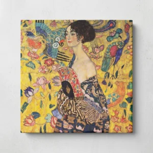 4. Lady with a fan - Gustav Klimt