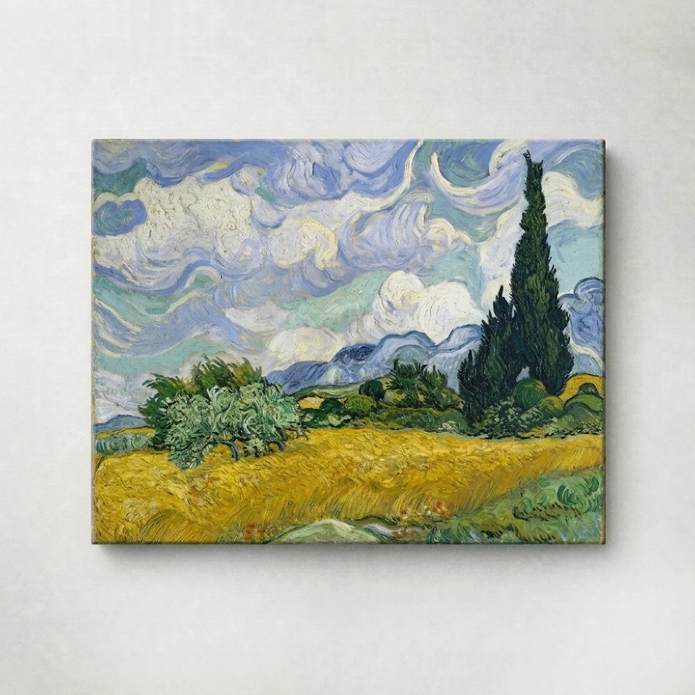Wheat Field with Cypresses – Vincent van Gogh