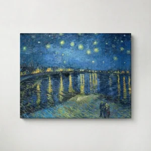 8. Starry night over the Rhone - Vincent Van Gogh