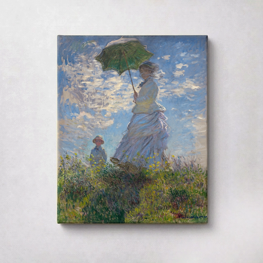 1. Woman with a parasol - Claude Monet 1. Woman with a parasol - Claude Monet