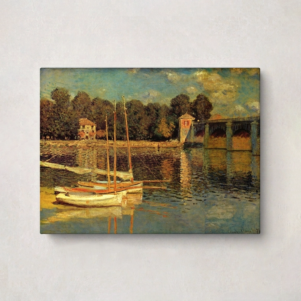 14. The Argenteuil bridge - Claude Monet 14. The Argenteuil bridge - Claude Monet