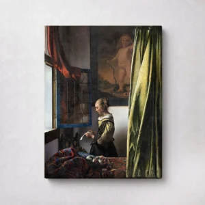 4. Girl reading a letter at an open window - Johannes Vermeer