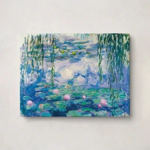 4. Water Lilies (willow reflections) - Claude Monet