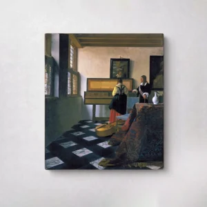 6. The music lesson - Johannes Vermeer