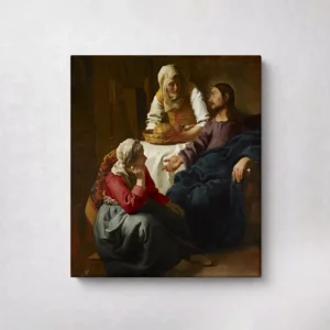 9. Christ in the house of Martha and Mary - Johannes Vermeer
